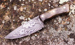 Damascus Camp knife - SOLD